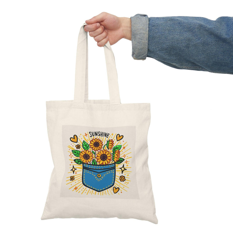 Pocket Full of Sunshine Tote Bag – Cute Eco Cotton Design