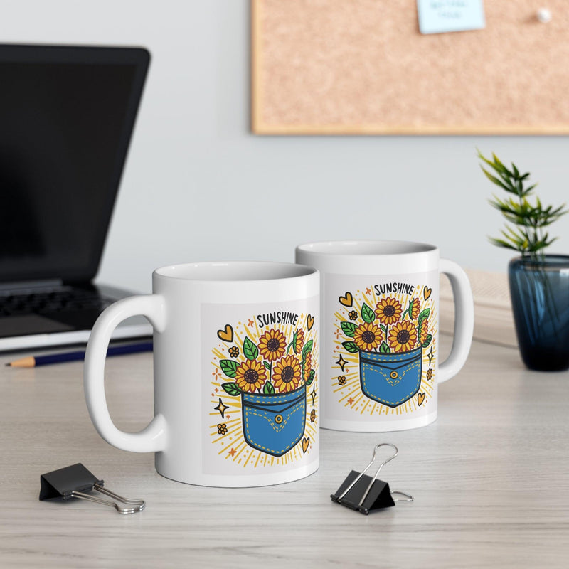Sunshine Pocket Sunflower Mug