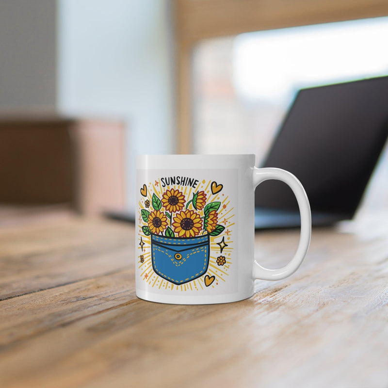Sunshine Pocket Sunflower Mug