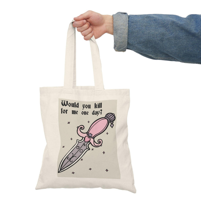 Would You Kill for Me One Day Tote – Pink Dagger Bag
