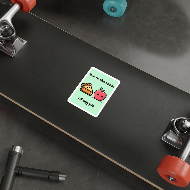 You're the Apple of My Pie Sticker – Cute & Romantic