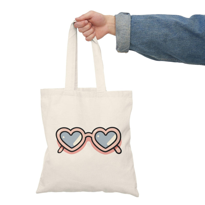 Rose Tinted Glasses Tote – Cute Optimistic Pink Aesthetic