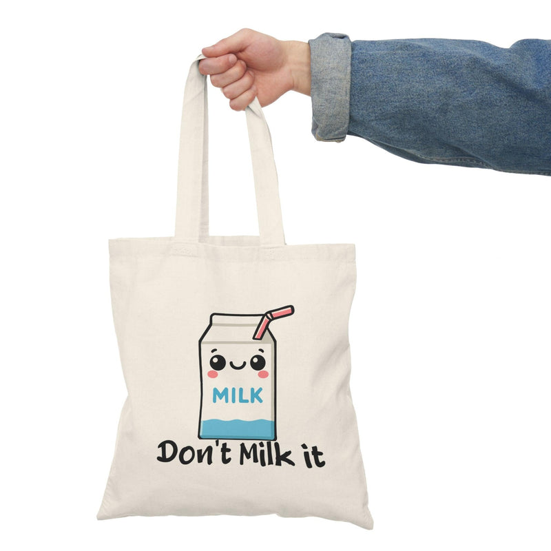 Don't Milk It Tote – Funny Eco Cartoon Milk Shopper Bag