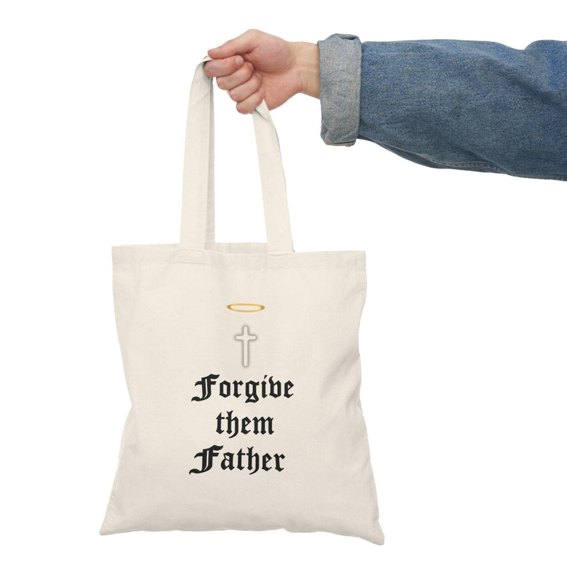 Forgive Them Father Tote – Faith-Based Bag