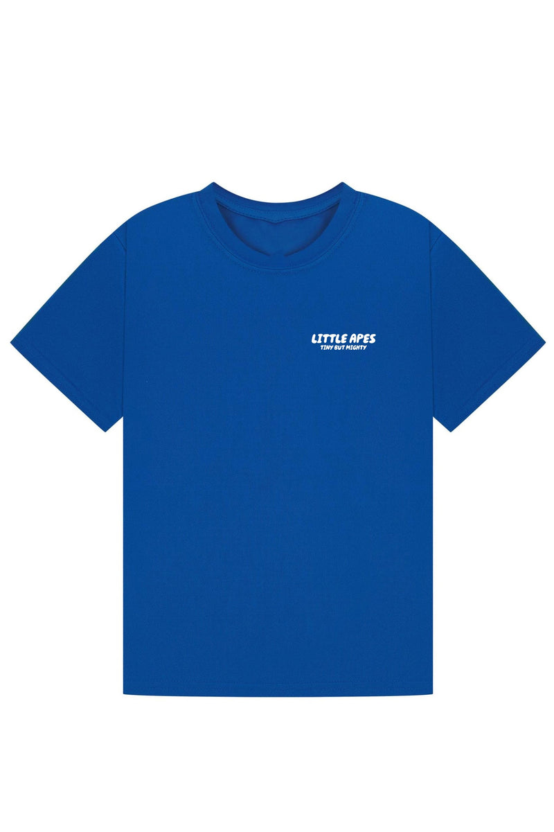 Little Apes Tiny But Mighty Tee - Royal Blue