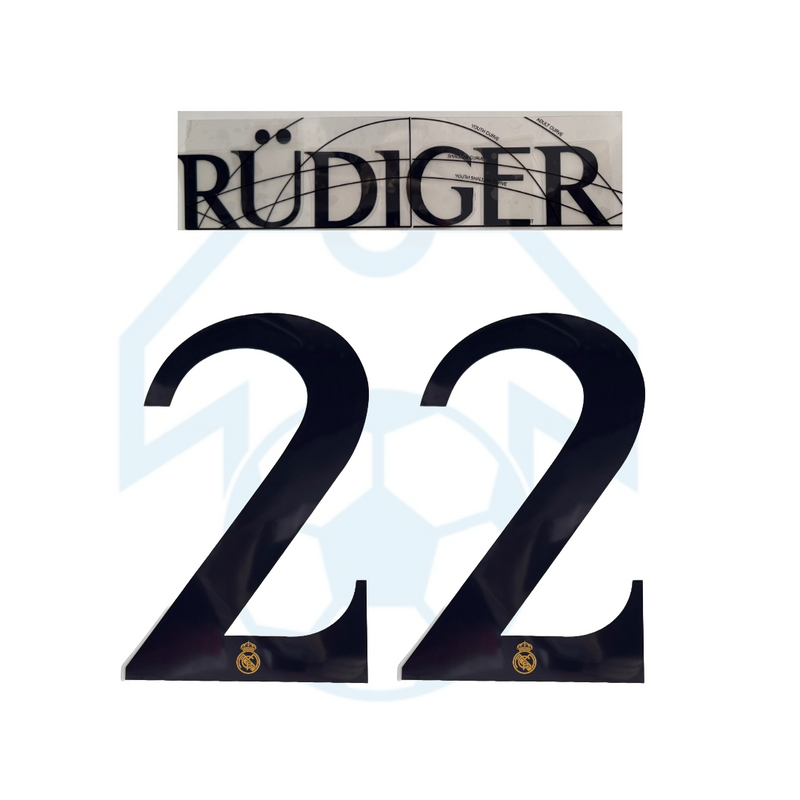 Real Madrid 2023-24 Name & Number - Adult/Player Size