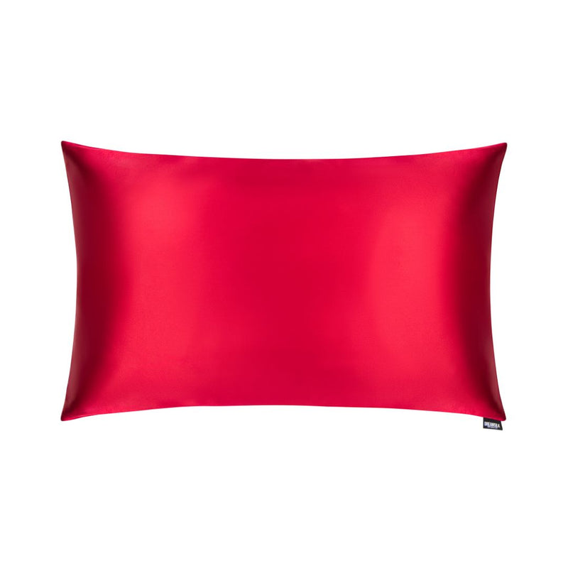 Red Wine Silk Pillowcase - Standard