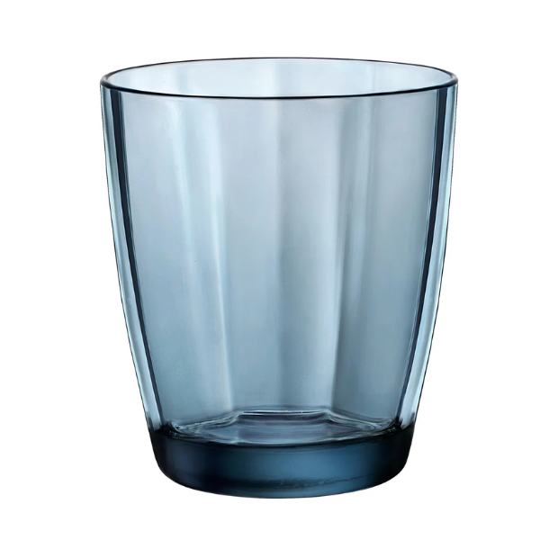 Bormioli Rocco Pulsar Double Old Fashioned Glasses Blue - 390ml - Set of 6