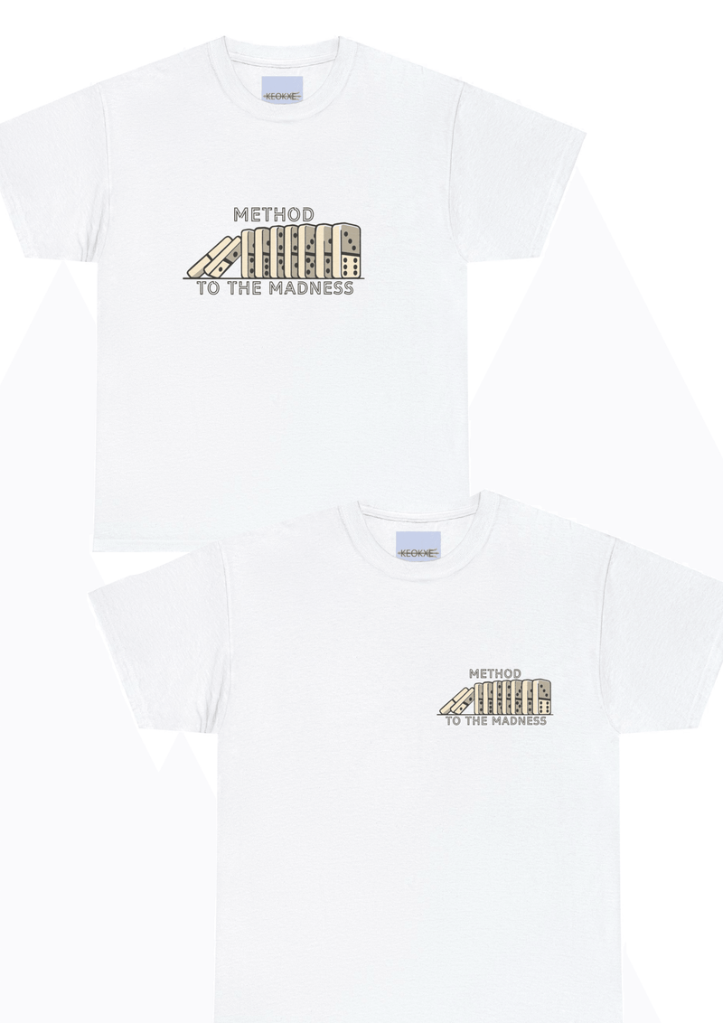 Method to the Madness T-Shirt – Domino Chaos Tee