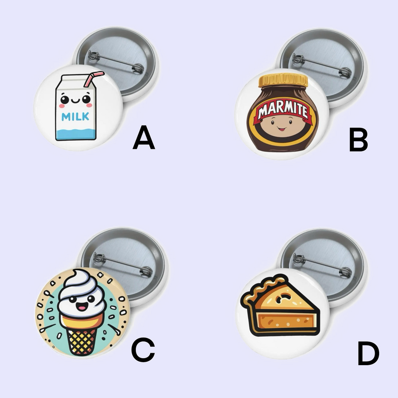 Foodie Pin Badge Bundle