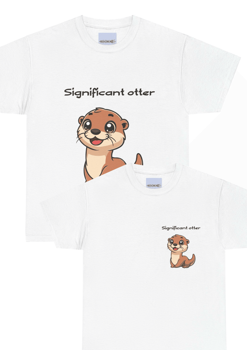 Significant Otter T-Shirt | Cute Animal Pun Couple Tee