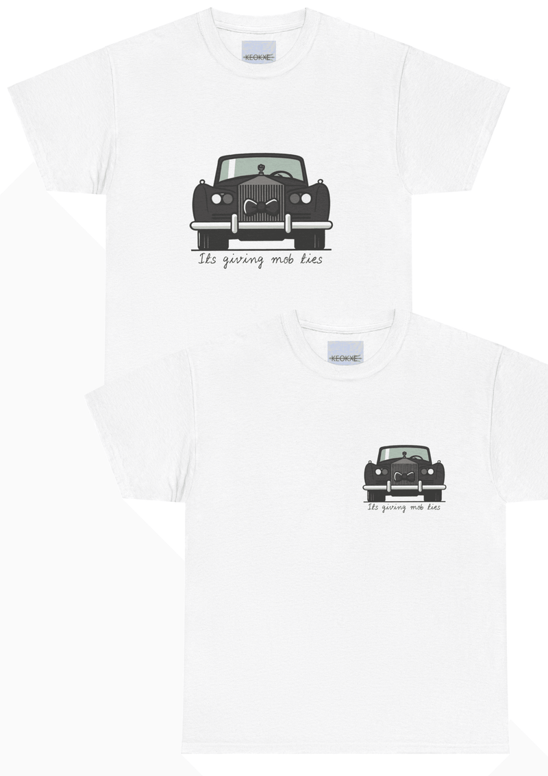It’s Giving Mob Ties T-Shirt – Rolls Royce Luxury Graphic Tee