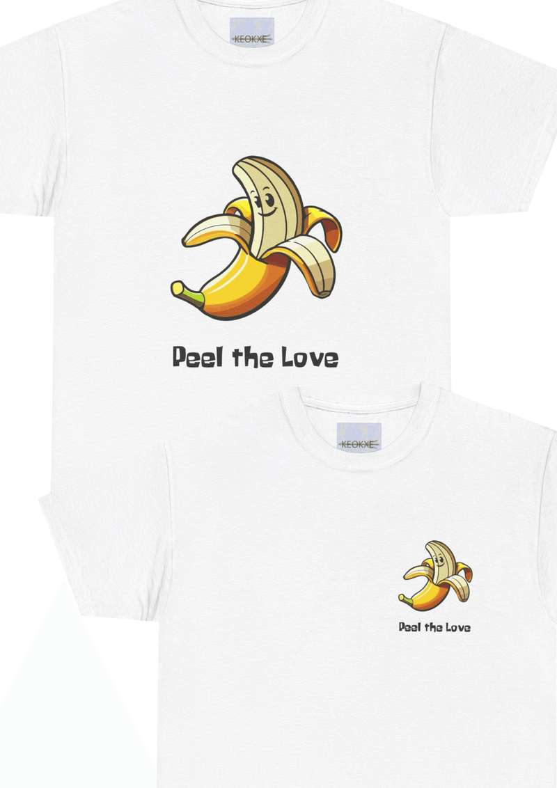 Peel the Love T-Shirt – Cute Banana Pun Graphic Tee