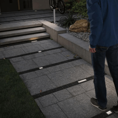 Outdoor Solar In-Ground RL Domenic 8 x 8cm IP67 3000K