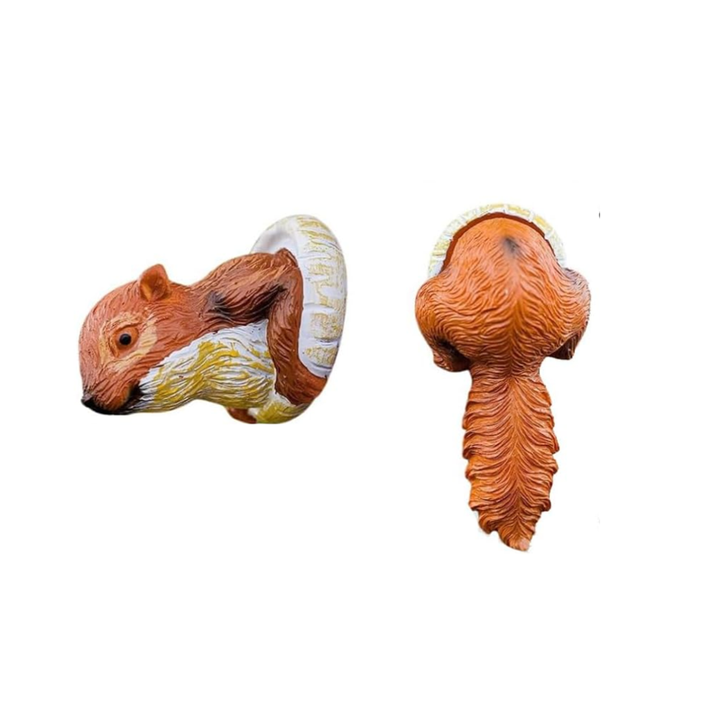 Novelty Red Squirrel Tree Peeker Garden Ornament