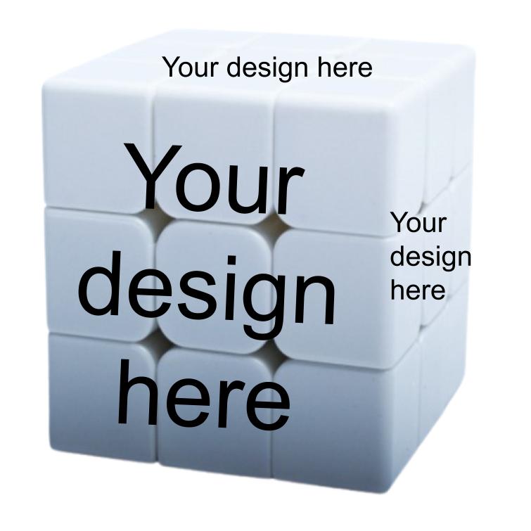 Custom Printed 3×3 Speedcube – Personalised Photo Cube (UV Printed)