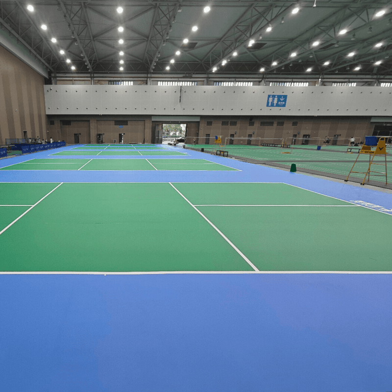 Indoor Rollout Vinyl Pickleball Court (Installation Accessories Included) 9m x 18m