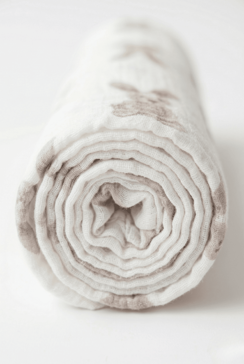 The Bunny Muslin Blanket Swaddle