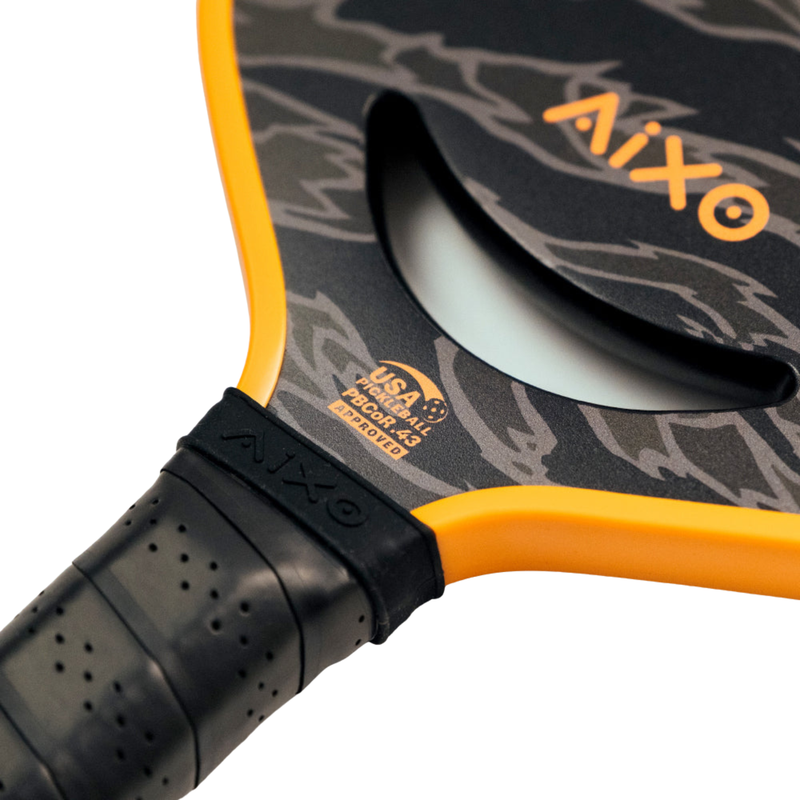 Aixo P14C Reaper Series Tiger King 18K Raw Carbon Pickleball Padel
