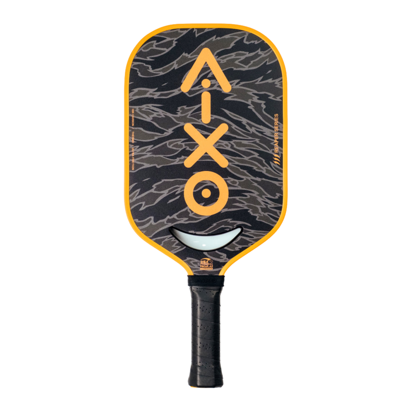 Aixo P14C Reaper Series Tiger King 18K Raw Carbon Pickleball Padel