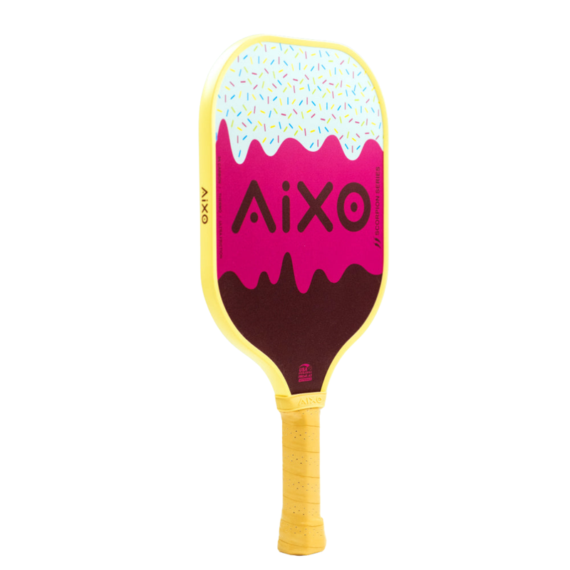 Aixo P11A Scorpion Series Lazy Sundae 3K Raw Carbon Pickleball Padel