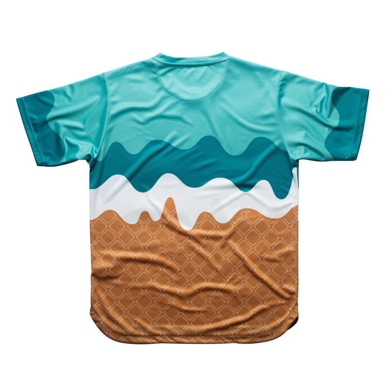 Aixo Sundae Mens T Shirt Vanilla Raspberry Chocolate