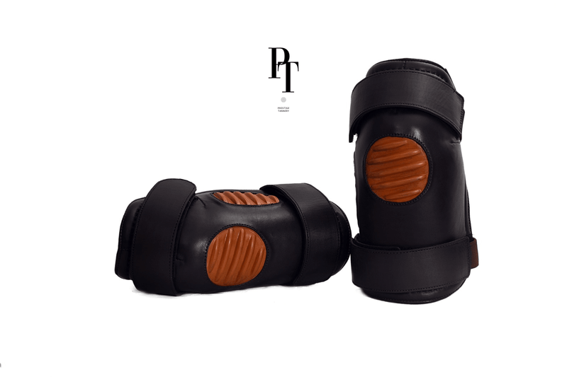 Prestige Tannery Pro Leather Knee Guards