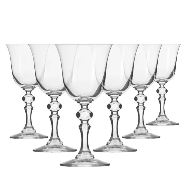 Krosno Krista Red Wine Glasses - 220ml - Set of 6