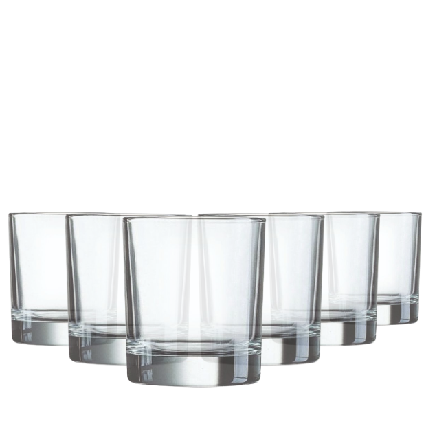 Old Fashioned Whisky Tumblers - 290ml - Set of 6