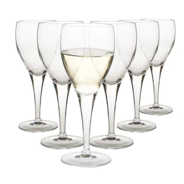 Luigi Bormioli White Wine Glasses - 190ml - Set of 6