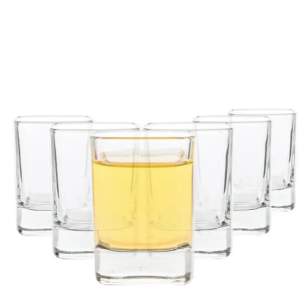 Square Shot Glasses - 60ml - Set of 6