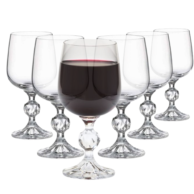 Claudia Crystalite Wine Glasses - 230ml - Set of 6