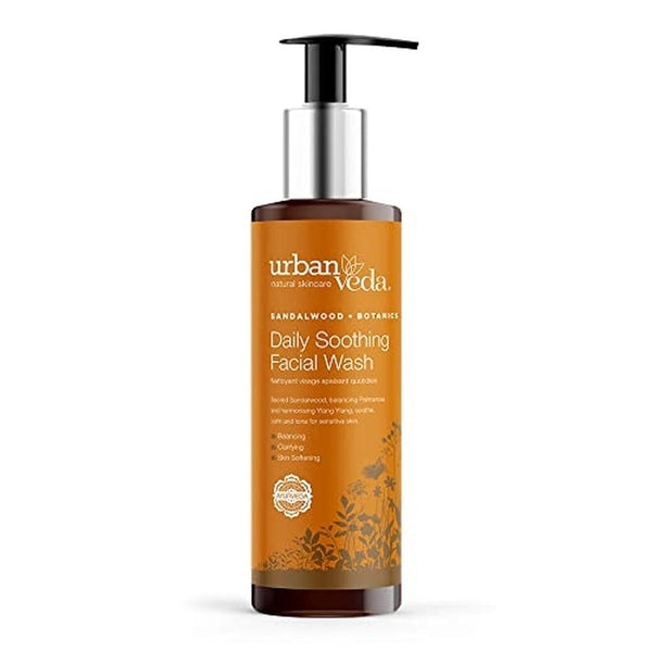 Urban Veda Sandalwood + Botanics Soothing Daily Face Wash 150ml