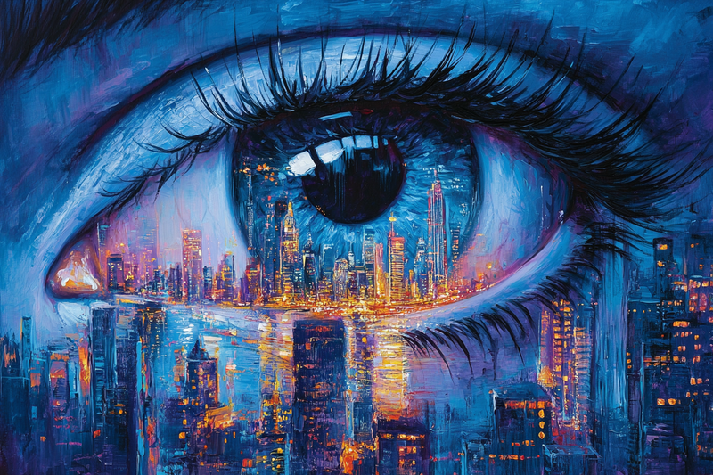 Urban Reflection Canvas