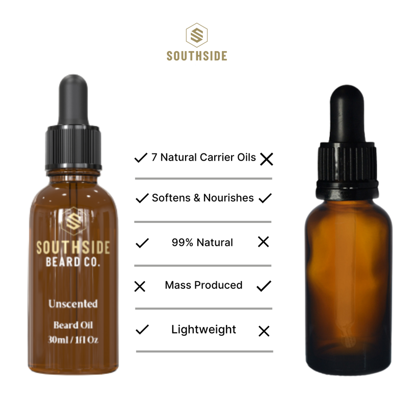 Peppermint Beard Oil | 30ml | Invigorating & Icy | Lightweight | Eradicate Beard Itch