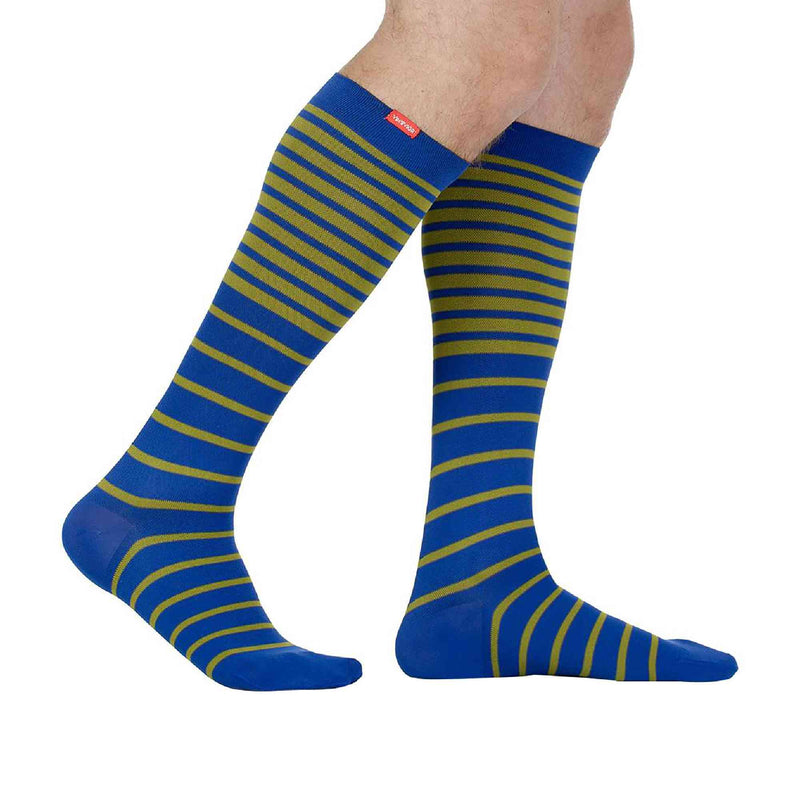 1 Pack Wide Calf Nylon Graduated Compression Socks | 15-20 mmHg