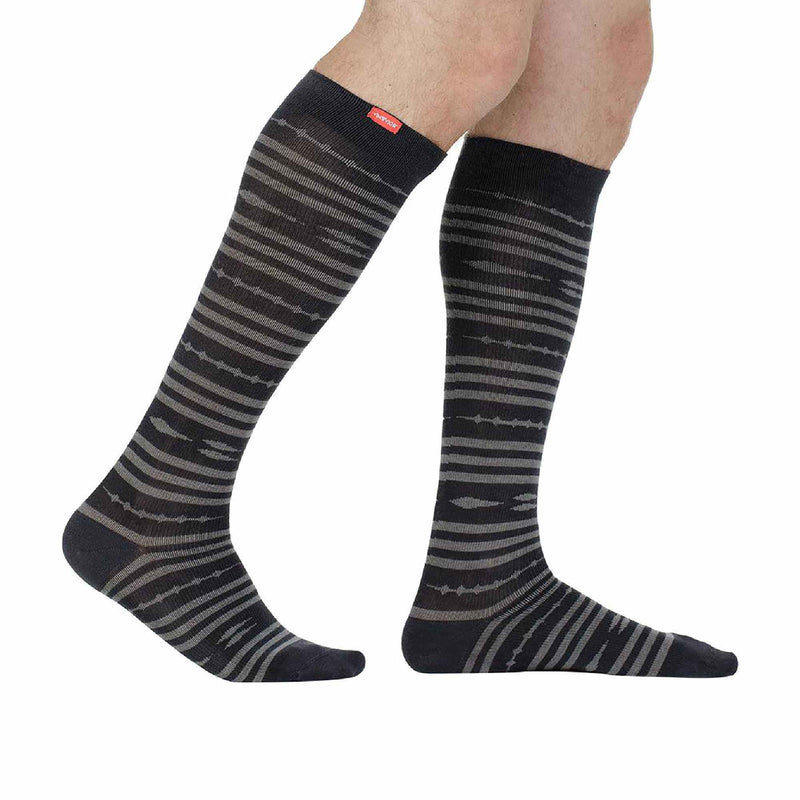 1 Pack Merino Wool Graduated Compression Socks | 15-20 mmHg