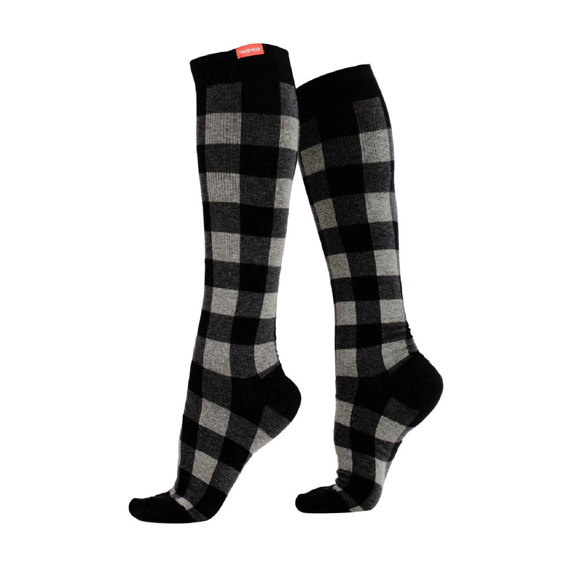 1 Pack Wide Calf Cotton Graduated Compression Socks | 20-30 mmHg