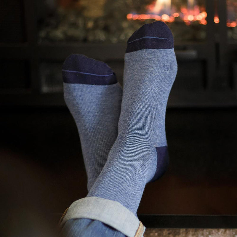 1 Pack Wide Calf Cotton Graduated Compression Socks | 20-30 mmHg