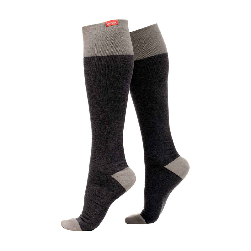 1 Pack Wide Calf Cotton Graduated Compression Socks | 20-30 mmHg