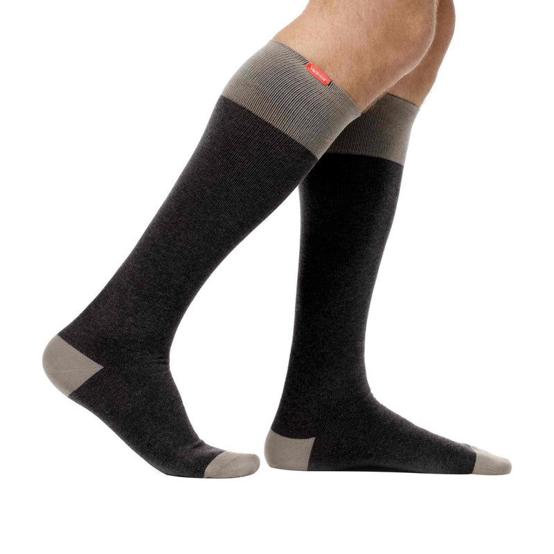 1 Pack Wide Calf Cotton Graduated Compression Socks | 20-30 mmHg