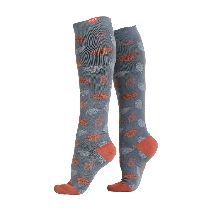 1 Pack Wide Calf Cotton Graduated Compression Socks | 20-30 mmHg