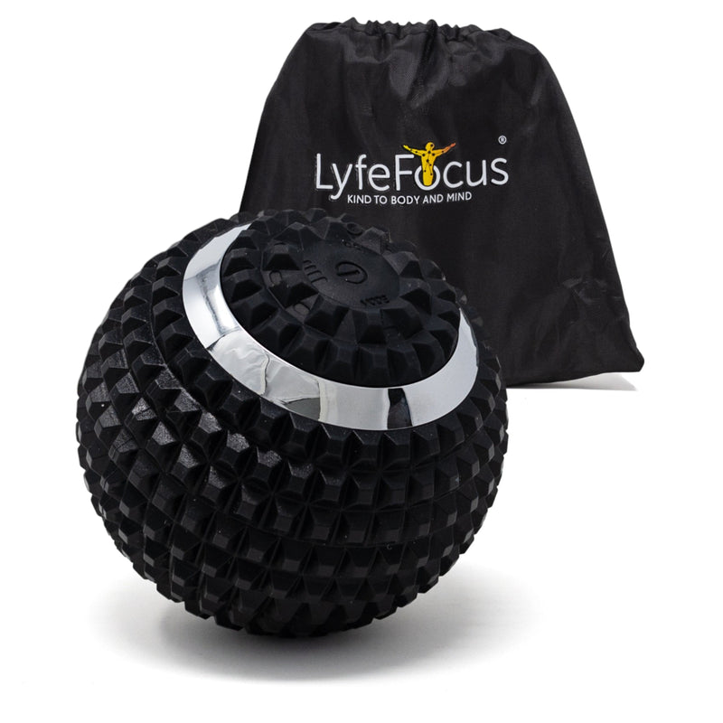LyfeFocus Vibrating Massage Ball (Black)