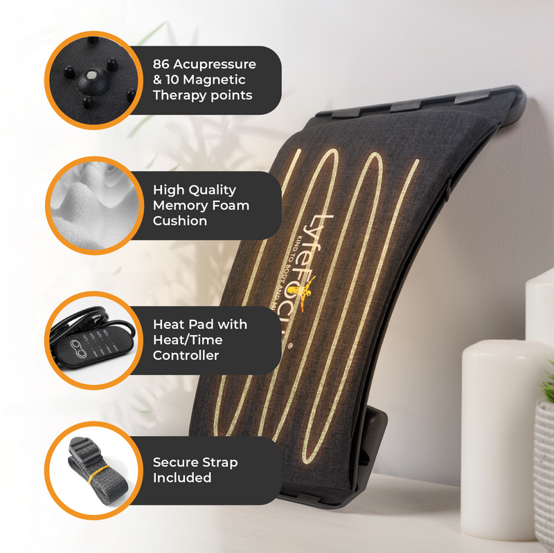 LyfeFocus Back Stretcher With Heat