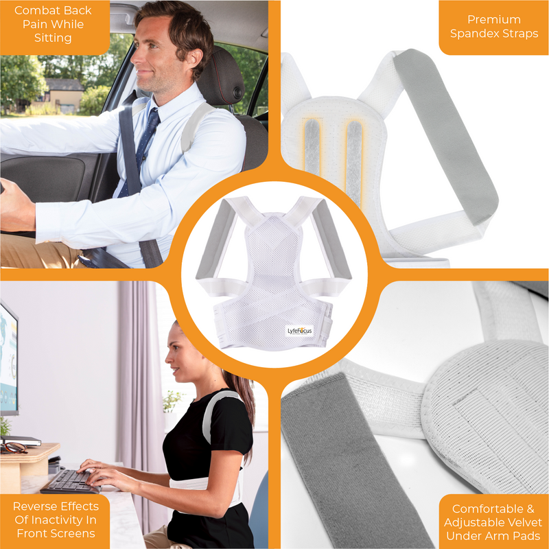 LyfeFocus Posture Corrector S1 (White)