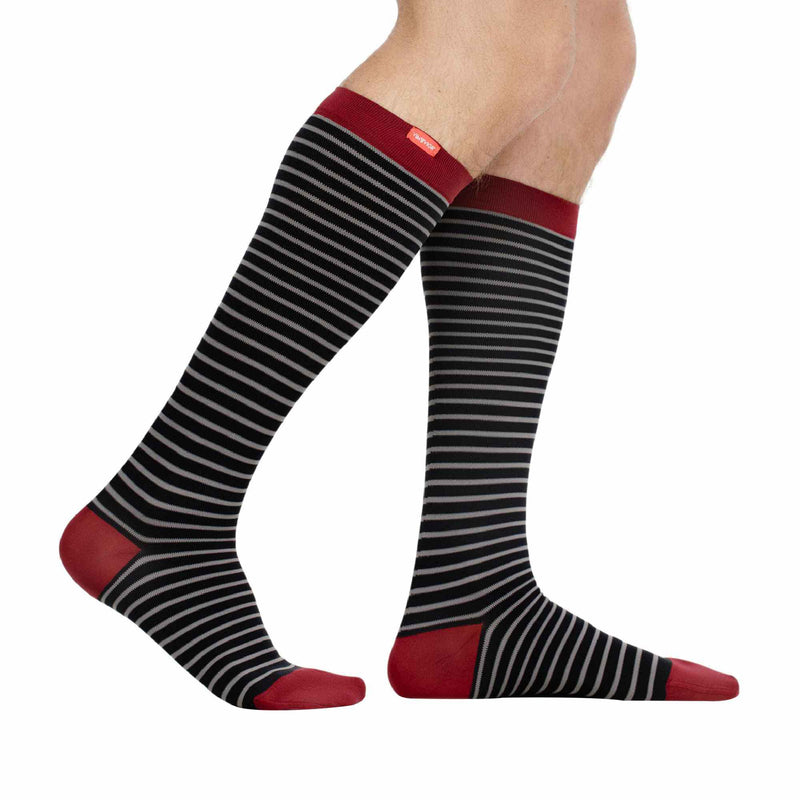 1 Pack Nylon Graduated Compression Socks | 30-40 mmHg