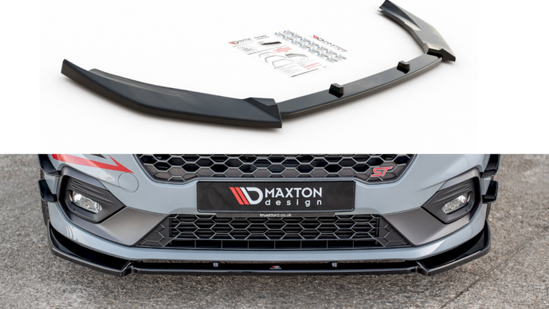 Maxton Design - FRONT SPLITTER V.7 FORD FIESTA MK8/8.5 ST / ST-LINE