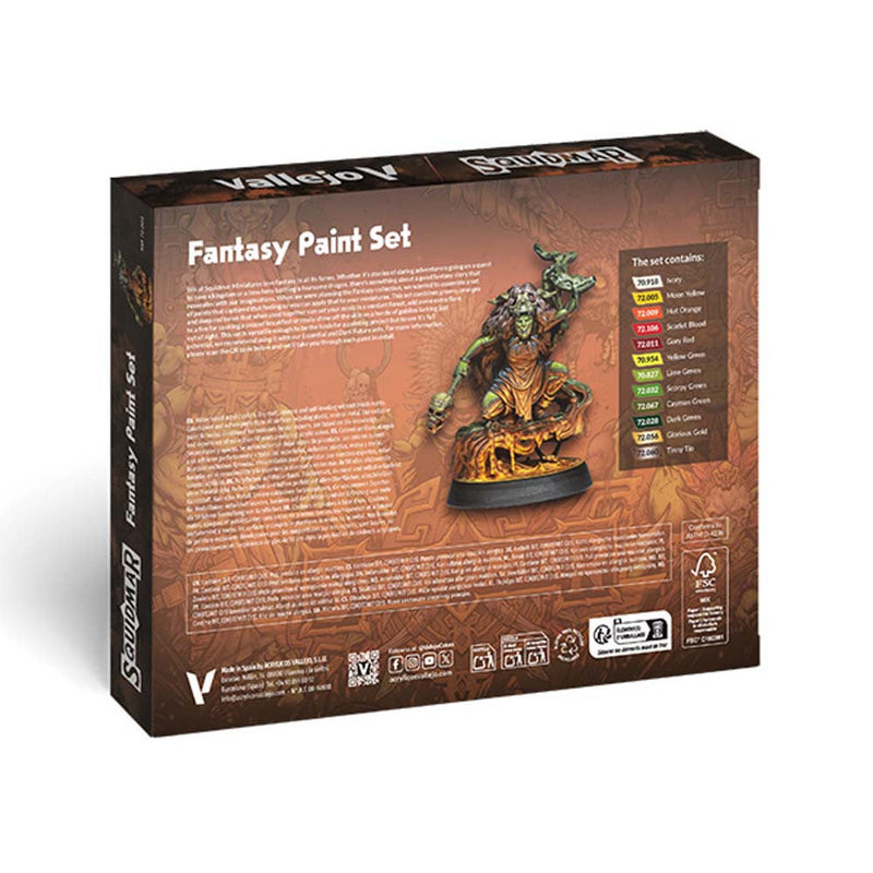 Vallejo Squidmar Fantasy Paint Set (x12)