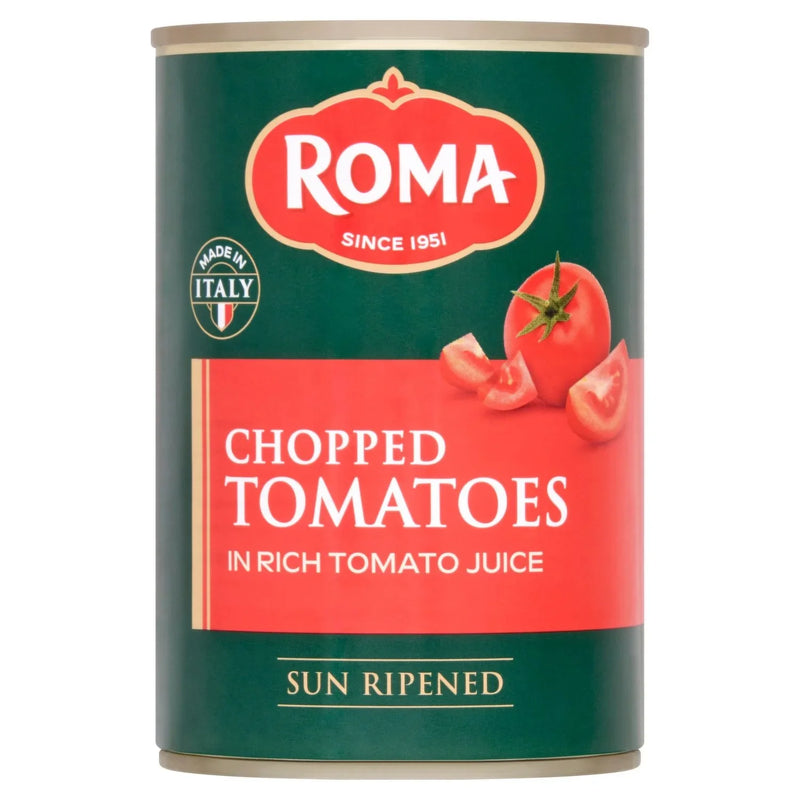12 x Roma Chopped Tomato  - 400G