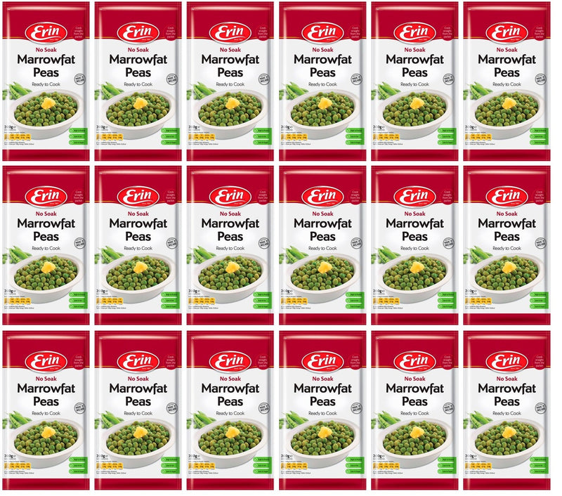 18 x Erin No Soak Marrowfat Peas 200G